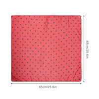 
              Jmkcoz 50s Chiffon Scarf 1950s Sheer Square Neck Head Scarf Neckerchief for 50's Costume Party Wedding Halloween Cosplay (Polka Dots, Red, 25.6 Inch)
            