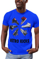 
              Circle of J's Shirt to Match Retro - Sneakers Men's Hipster Tee, Tshirt to Match Retro -s Blue
            