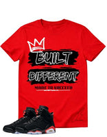 
              Shirt to Match 6 Infrared/Red, Built Different Shoe Coordinating Graphic Tee, Best Gift, Mens Clothing, Unisex Tops (US, Alpha, Large, Regular, Regular, Red)
            