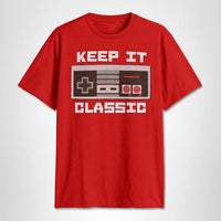 
              Nintendo Men's Keep it Classic T-Shirt, Large, Red
            