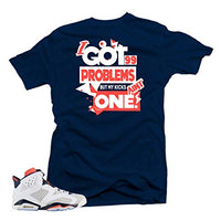 
              SNELOS Shirt to Match Jordan (Jordan 6 Tinker 99 Problems Shirt (Navy), XL)
            