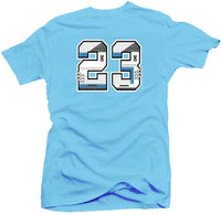 
              Jordan 3 UNC Cement Sneaker Shirt to Match - (Snelos 23) Blue | Medium
            