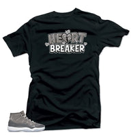 
              Jordan 11 Cool Grey Match Tees - Heart Breaker Black | X-Large
            