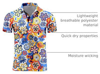
              Mens Retro Vintage Short Sleeve Funny Outfits 70s Casual 1970s T-Shirts
            