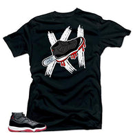 
              Jordan 11 Bred 2019 Match Shirts (Jordan 11 Bred 2019 - Ice (Black), M)
            
