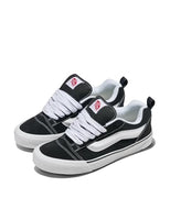 
              Vans Unisex Knu Skool Shoe - '90s Retro Puffy Low-Top Fashion Sneakers for Men & Women Black/True White
            