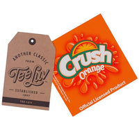 
              Tee Luv Men's Faded Orange Crush Shirt - Retro Crush Soda Logo T-Shirt, Orange Heather, L
            