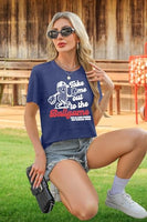 
              ALLTB Baseball Shirts Women Funny Baseball Mom Shirt Ballgame Graphic Tshirt Game Day Fan Tee Casual Short Sleeve Top Blue
            