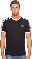 
              adidas Originals mens 3-Stripes Tee Black/Black Large
            