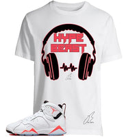
              Shirt To Match Jordan Retro 7 White Infrared,Hype Beast Unisex Graphic Tee,Shoe Coordinating,Gift (XL, White)
            