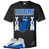 
              Shirt To Match 12 Blueberry, Unisex Sneaker Graphic Tee,Best Gift,Christmas (Black, XL)
            