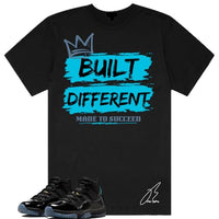 
              Shirt to Match 11 Gamma/Black, Built Different Shoe Coordinating Graphic Tee, Best Gift, Mens Clothing, Unisex Tops (US, Alpha, XX-Large, Regular, Regular, Black)
            