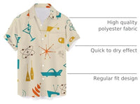 
              QIVICIMA Men's 50s Rockabilly Retro Bowling Shirt, A6-Retro, L
            
