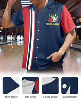 
              Custom Bowling Shirt for Men Women Personalized Name Bowling Jersey Casual Hawaiian Shirts Customized Retro Polo, S27
            