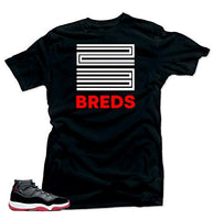 
              Jordan 11 Bred 2019 Match Shirts (Jordan 11 Bred 2019 - Breds 23 (Black), 3XL)
            
