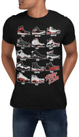 
              J's Retro Sneakers Image T Shirt to Match Js, Artwork Takes cues from Jordans Inspired colorways 1 2 3 4 5 6 11 12 13 Black
            