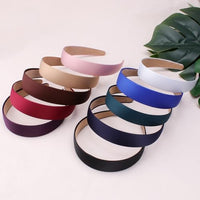 
              Wecoe Headbands for Women Girls, 10 Pcs 1 Inch Wide Satin Headbands No Slip Fashion Thin Solid Hair Bands for Daily Wear, Party, Cosplay, Diy Costume Hair Accessories, Diademas Para Mujer De Moda
            