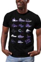 
              Shirt to Match Jordan Purple Retro Jordan Sneakers 1 2 3 4 5 6 7 8 9 10 11 12 13, Tee to Match Jordans
            