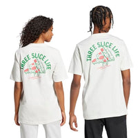 
              Adidas Men's Lounge Pizza Sportswear T-Shirt, Off White, XX-Large
            