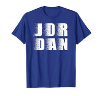 
              Name Jordan Distressed Typography - Retro Jordan Name Design T-Shirt, Men, Royal Blue, Small
            
