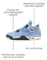 
              Jordan Mens Air 4 Retro CT8527 400 University Blue - Size 8
            