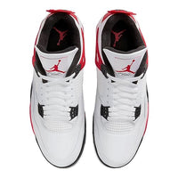 
              Jordan Boy's Air 4 Retro (Big Kid) White/Fire Red/Black/Neutral Grey 7 Big Kid M
            