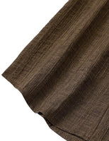 
              LucMatton Men's Vintage Bohemian Short-Sleeve Button-Down Shirt Casual Regular-Fit Striped Textured Summer Beach Tops Brown XX-Large
            