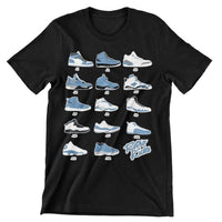 
              Jordan Retro Sneakers University Blue Image T Shirt to Match Jordans
            
