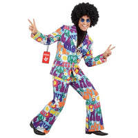 
              fun shack Groovy Mens Hippie Costume, Retro Mens Hippie Costumes for Adults, Groovy Costumes for Men, 60s Suit Men - Large
            