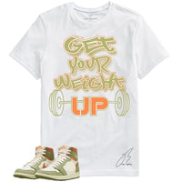 
              Shirt To Match Jordan Retro 1 Celadon/Green & Orange,23 Unisex Sneaker Graphic Tee,Best Gift,Valentines Day,Birthday (XL, White)
            