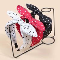 
              WJYX BOWS 6pcs Polka Dot Bow Headbands Vintage Retro Bunny Ears Hair Hoop
            