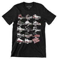 
              J's Retro Sneakers Image T Shirt to Match Js, Artwork Takes cues from Jordans Inspired colorways 1 2 3 4 5 6 11 12 13 Light Pink
            