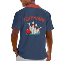 
              Custom Bowling Shirts for Men Vintage Retro Personalized Team Name Shirt
            