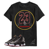 
              Shirt To Match Jordan Retro 13 Playoffs,Unisex 23 Graphic Tee,Shoe Coordinating,Birthday Gift (M, Black)
            