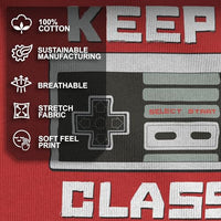 
              Nintendo Men's Keep it Classic T-Shirt, Large, Red
            
