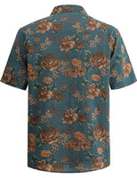 
              TIXMIE Mens Floral Hawaiian Shirt Short Sleeve Button Down Retro Shirts
            
