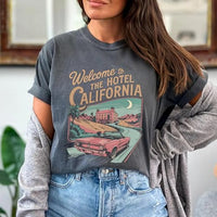 
              FITIN Retro 70s Rock Shirt, Vintage Washed Tee California Graphic, Road Trip Desert Art T-Shirt
            