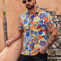 
              Mens Retro Vintage Short Sleeve Funny Outfits 70s Casual 1970s T-Shirts
            