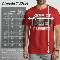 
              Nintendo Men's Keep it Classic T-Shirt, Large, Red
            