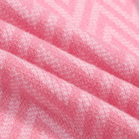 
              OXKNIT Men's Retro Knitted Poloshirt, 1960s Mod Vintage Texture Polo Cotton Short Sleeve with Quarter Button Pink
            