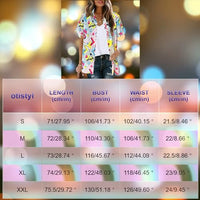 
              80s 90s Outfits for Women Hawaiian Retro Party Disco Neon Outfits Neon Short Sleeve Button Down Blouse Tops B White M
            
