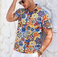 
              Mens Retro Vintage Short Sleeve Funny Outfits 70s Casual 1970s T-Shirts
            