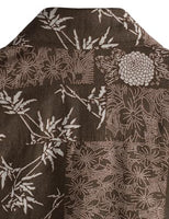 
              PARKLEES Men's 70s Hippie Vintage Hawaiian Shirt Brown Flower XL
            