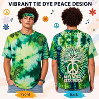 
              APHBPT 70s Outfits for Men - 10 Pcs Hippie Costume with Tie Dye Shirt, Fringe Vest & Accessories,60s/70s Retro Party Clothes (Green, 2XL)
            