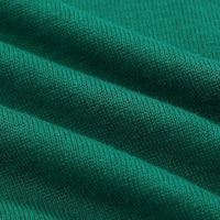 
              OXKNIT Women's Green Knitted T-Shirt, Retro Animal Pattern Crewneck Cotton Short Sleeve- Cropped Length
            