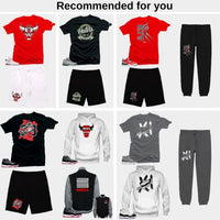 
              SNELOS Shirt to Match Jordan (Jordan 11 Concord Bull 45 Shirt (White), S)
            