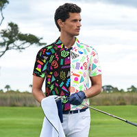 
              70s 80s Couple Golf Shirts,Men's Matching Hawaiian Golf Shirt for Couple,Performance Moisture Wicking Dry Couple Polo Shirt XL
            