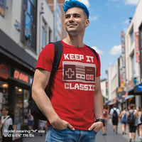 
              Nintendo Men's Keep it Classic T-Shirt, Large, Red
            