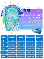 
              Wianja Hippie Costume for Men 60s 70s Hippie Outfits Tie Dye T-Shirt Wig Peace Necklace Accessories 5-piece
            