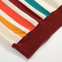 
              OXKNIT Men's Knitted Vintage Polo Shirt Casual Poloshirts Short Sleeve Summer Shirt with Stripe Design
            